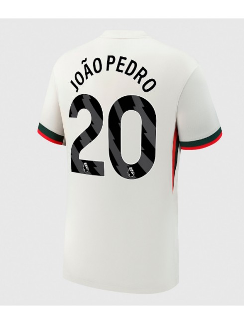 Chelsea Joao Pedro #20 Replika Borta Kläder 2025-26 Kortärmad Chelsea Joao Pedro #20 Replika Borta Kläder 2025-26 Kortärmad